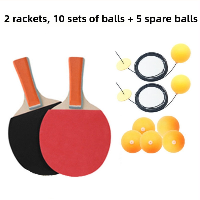 Rippuv laua-tennis treener - üksikmängija iseseisev treeningseade, PP-materjal, hõljuv treeningpall silmade treenimiseks lastele