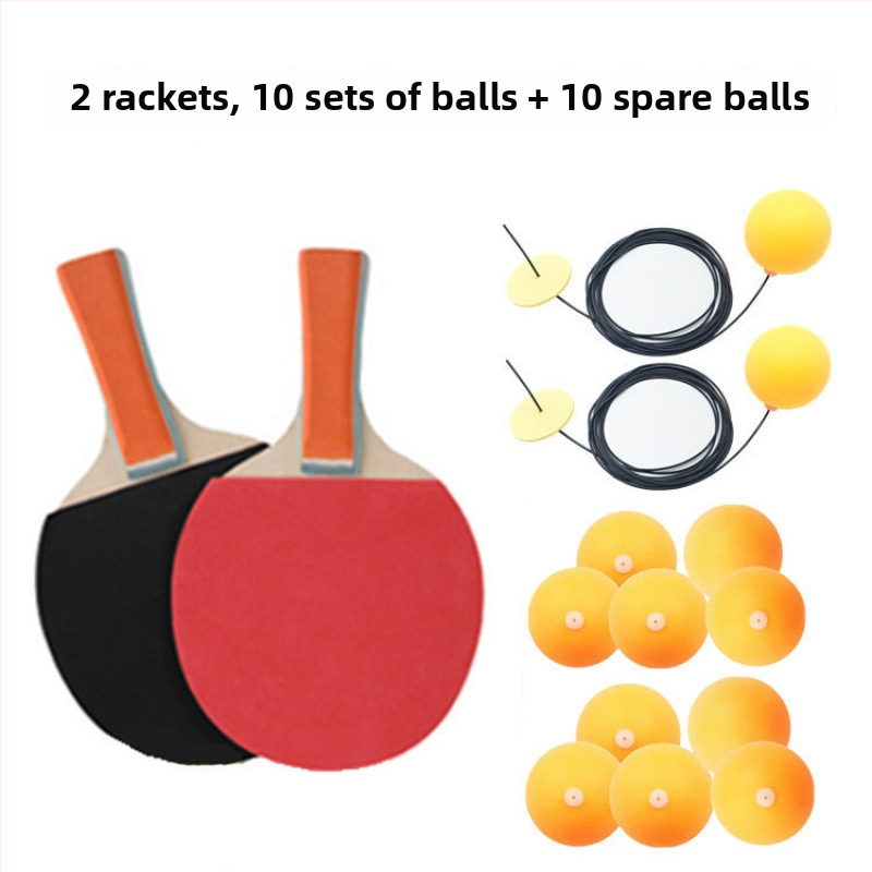 Rippuv laua-tennis treener - üksikmängija iseseisev treeningseade, PP-materjal, hõljuv treeningpall silmade treenimiseks lastele