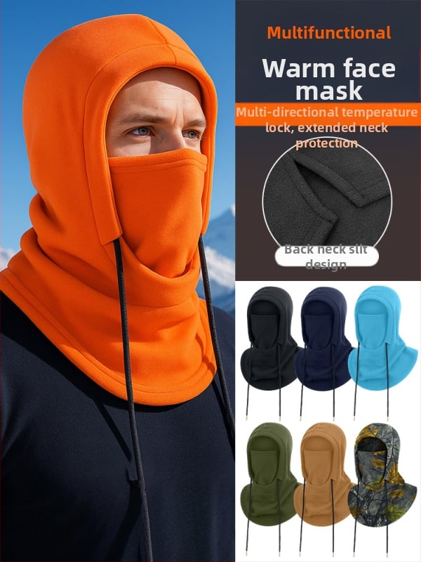 Motociklo šalmo vidinė kepurėlė — polar fleece dviračių kaukė, vėjo atspari, šilta šaltam orui, greitai džiūsta