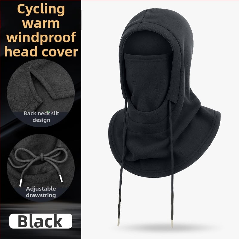 Motociklo šalmo vidinė kepurėlė — polar fleece dviračių kaukė, vėjo atspari, šilta šaltam orui, greitai džiūsta