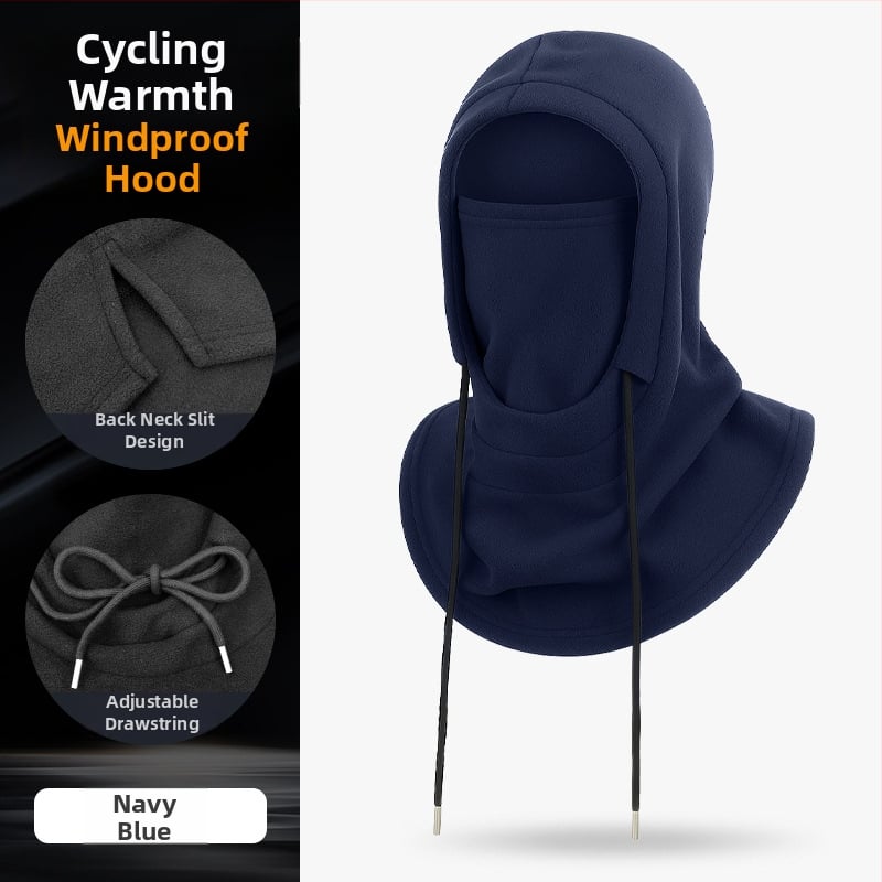 Motociklo šalmo vidinė kepurėlė — polar fleece dviračių kaukė, vėjo atspari, šilta šaltam orui, greitai džiūsta