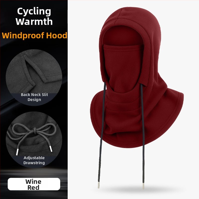 Motociklo šalmo vidinė kepurėlė — polar fleece dviračių kaukė, vėjo atspari, šilta šaltam orui, greitai džiūsta