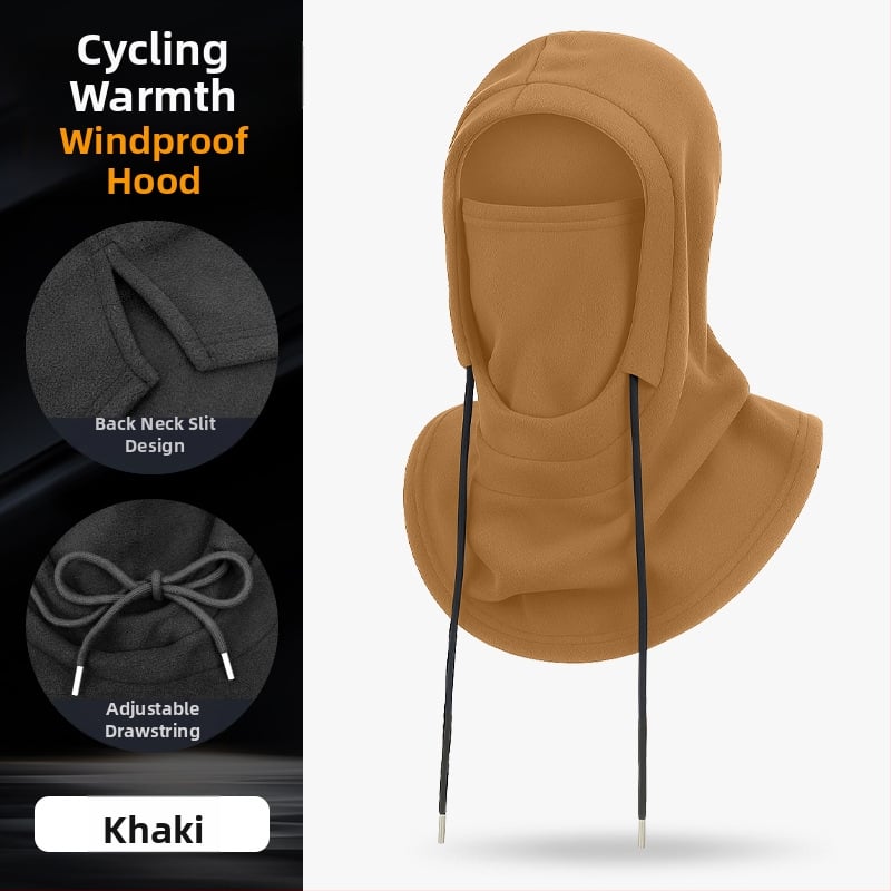 Motociklo šalmo vidinė kepurėlė — polar fleece dviračių kaukė, vėjo atspari, šilta šaltam orui, greitai džiūsta