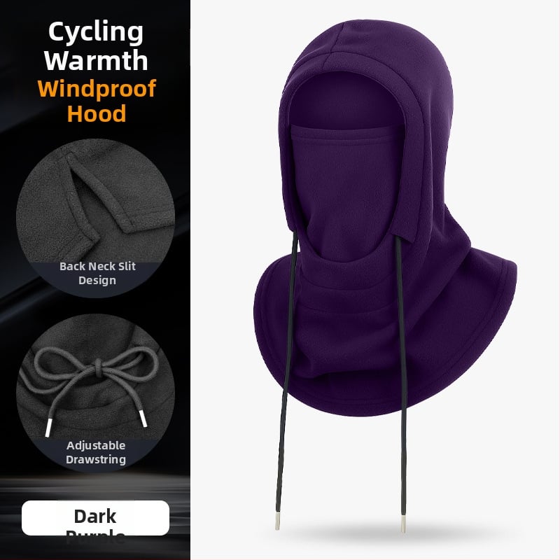 Motociklo šalmo vidinė kepurėlė — polar fleece dviračių kaukė, vėjo atspari, šilta šaltam orui, greitai džiūsta