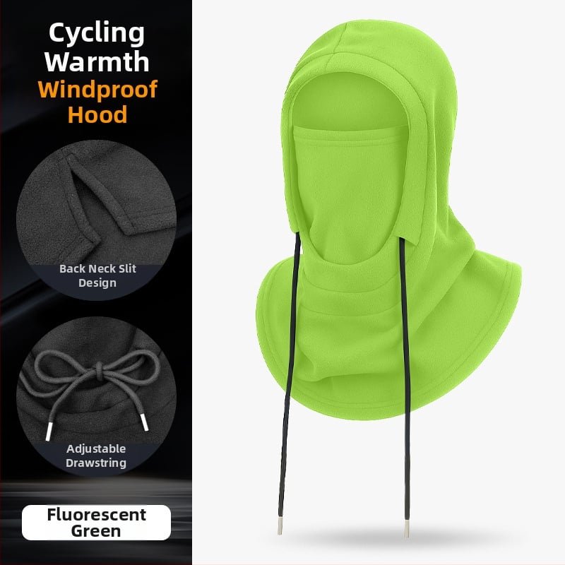 Motociklo šalmo vidinė kepurėlė — polar fleece dviračių kaukė, vėjo atspari, šilta šaltam orui, greitai džiūsta