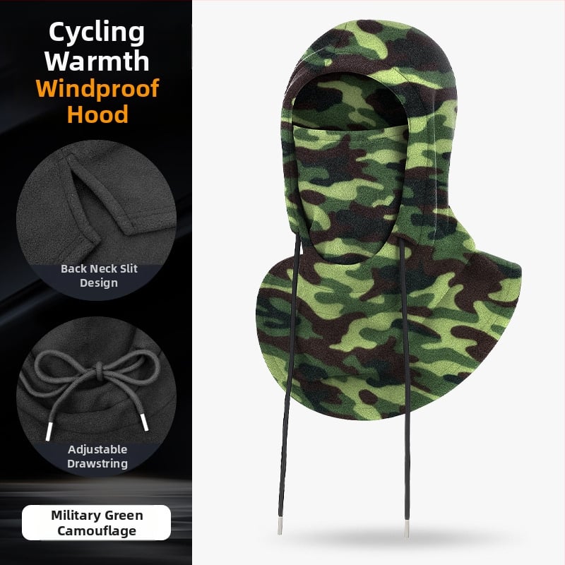 Motociklo šalmo vidinė kepurėlė — polar fleece dviračių kaukė, vėjo atspari, šilta šaltam orui, greitai džiūsta