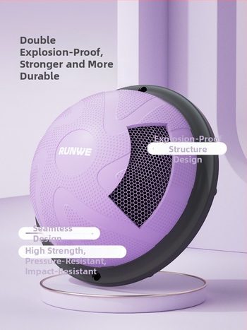 Longway Wave Speed Ball - pripučiama PVC fitneso kamuolys namų naudojimui, Pilates ir pusiausvyros treniruotėms, 5 kg