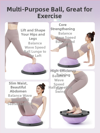 Longway Wave Speed Ball - pripučiama PVC fitneso kamuolys namų naudojimui, Pilates ir pusiausvyros treniruotėms, 5 kg