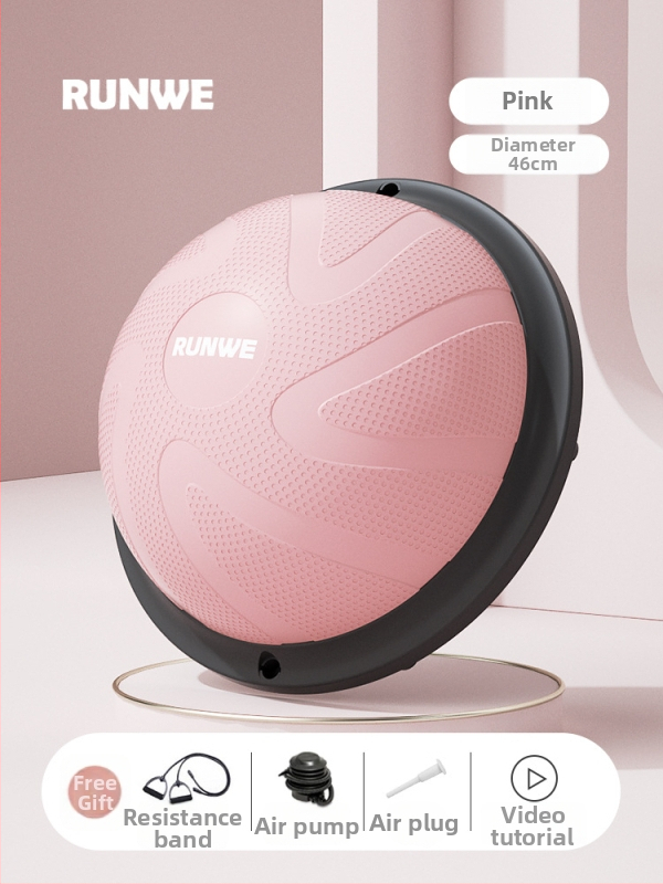 Longway Wave Speed Ball - pripučiama PVC fitneso kamuolys namų naudojimui, Pilates ir pusiausvyros treniruotėms, 5 kg