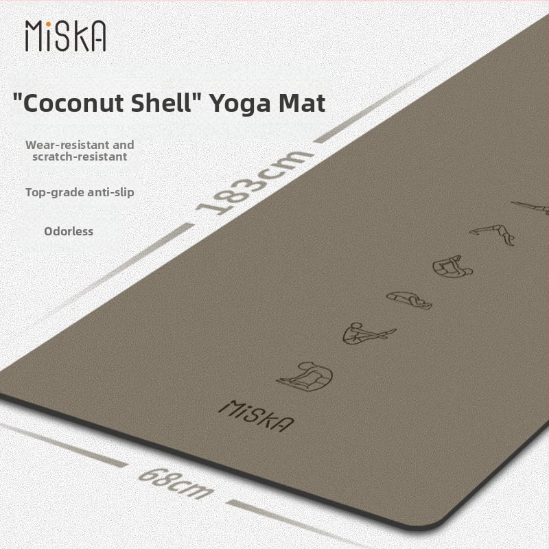 Covoraș de yoga din PU și cauciuc natural, model geometric, grosime 5 mm, greutate 3000 g, cu procesare și personalizare