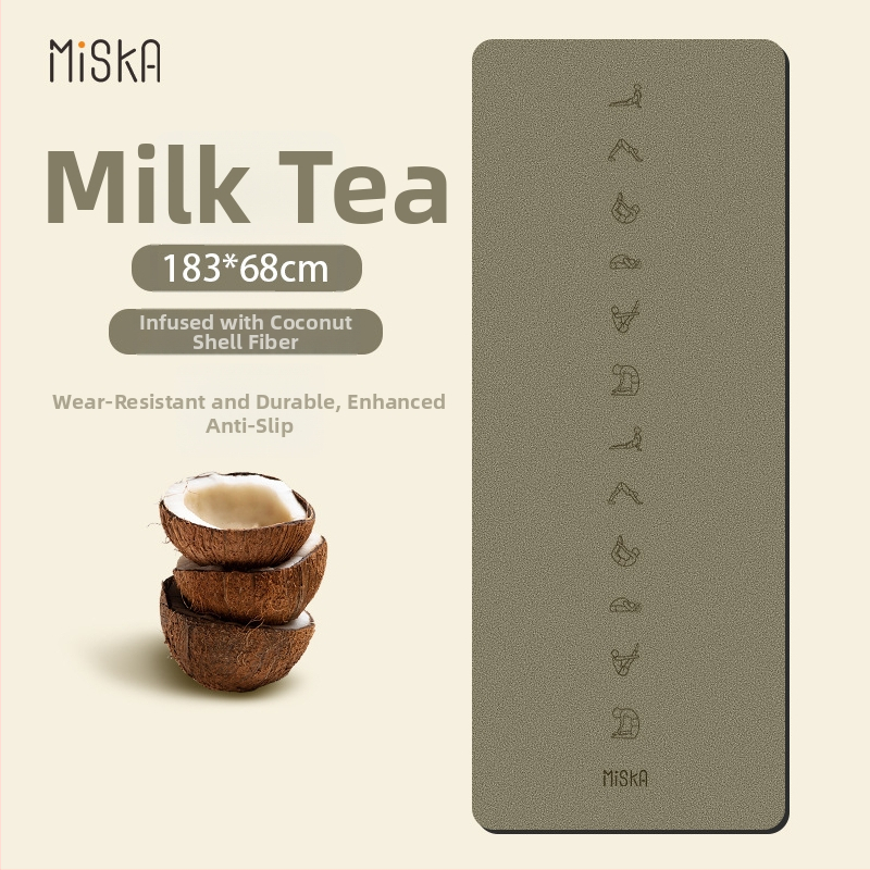 Covoraș de yoga din PU și cauciuc natural, model geometric, grosime 5 mm, greutate 3000 g, cu procesare și personalizare