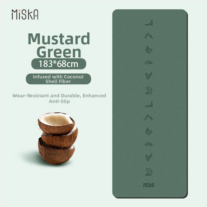 Covoraș de yoga din PU și cauciuc natural, model geometric, grosime 5 mm, greutate 3000 g, cu procesare și personalizare