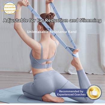 Lancini Jogos elastinė juosta – poliesterio medvilnės mišinys, Pilates treniruotėms, segmentuotas pasipriešinimas