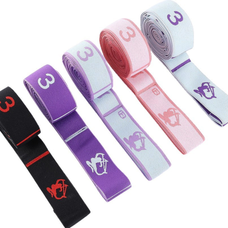 Lancini Jogos elastinė juosta – poliesterio medvilnės mišinys, Pilates treniruotėms, segmentuotas pasipriešinimas