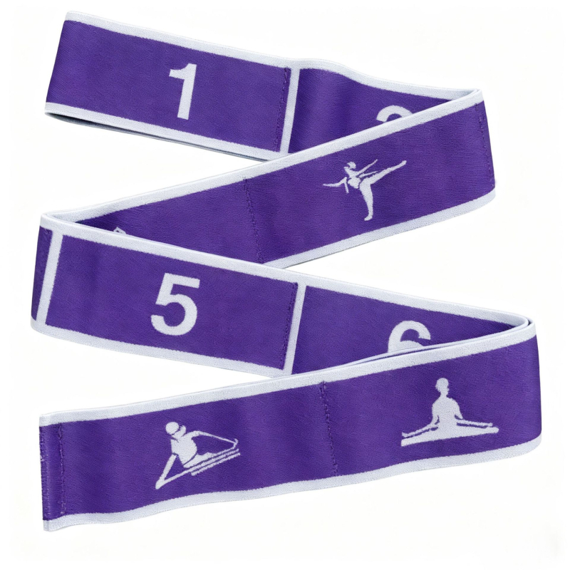 Lancini Jogos elastinė juosta – poliesterio medvilnės mišinys, Pilates treniruotėms, segmentuotas pasipriešinimas