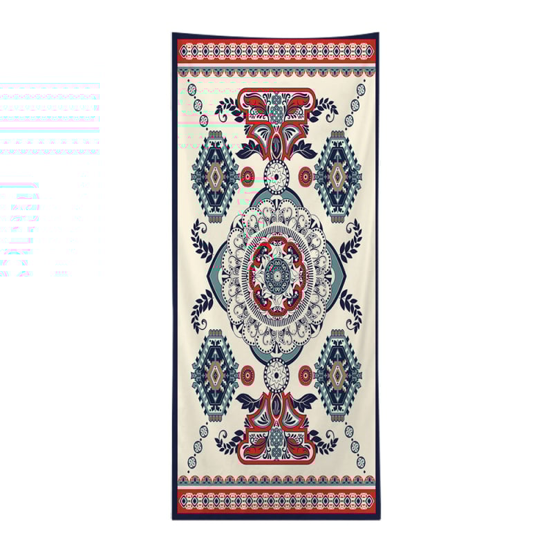 Mikropluošto sporto jogos rankšluostis, 280 g, pritaikomas su logotipu, logotipo spauda galimas, greitas džiūvimas, lengvas, drėgmės sugėrimas