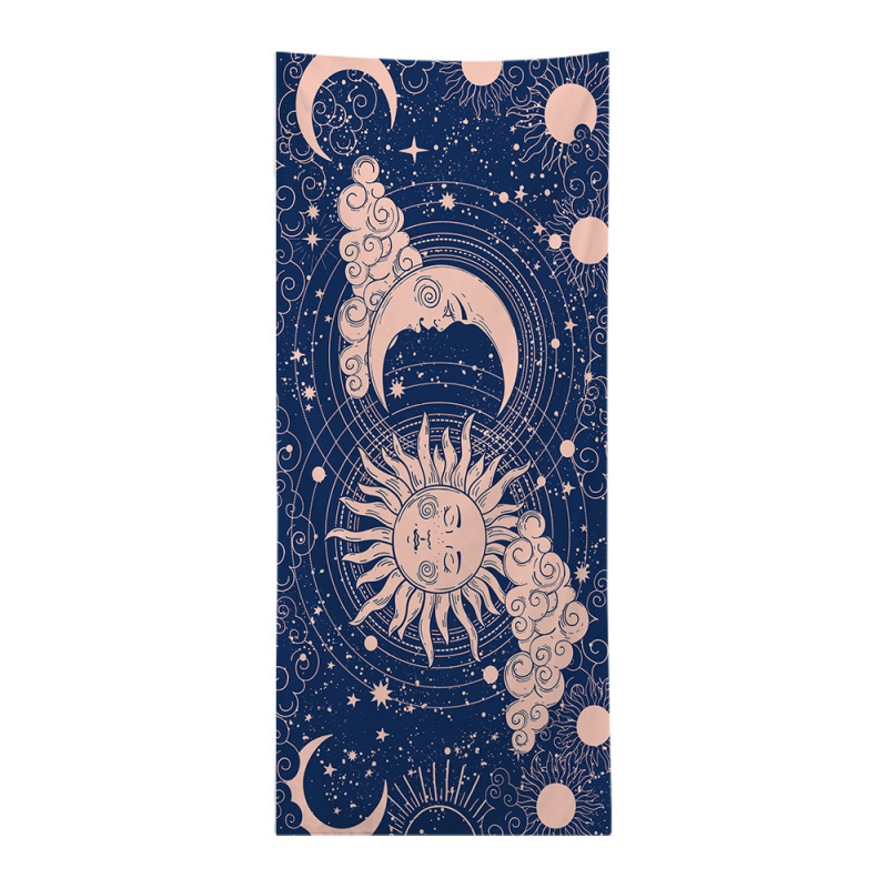 Mikropluošto sporto jogos rankšluostis, 280 g, pritaikomas su logotipu, logotipo spauda galimas, greitas džiūvimas, lengvas, drėgmės sugėrimas