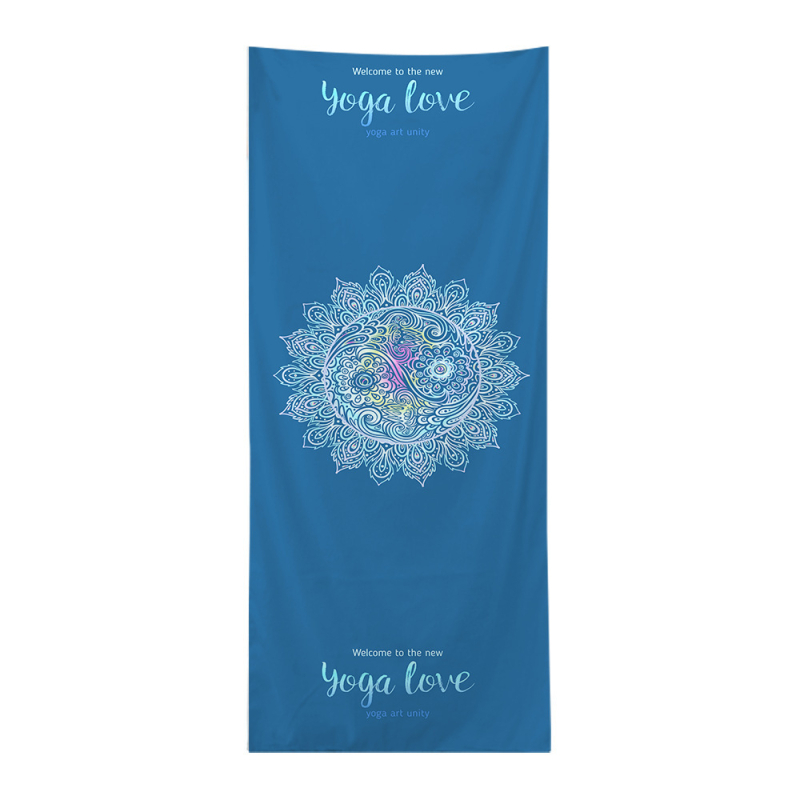 Mikropluošto sporto jogos rankšluostis, 280 g, pritaikomas su logotipu, logotipo spauda galimas, greitas džiūvimas, lengvas, drėgmės sugėrimas