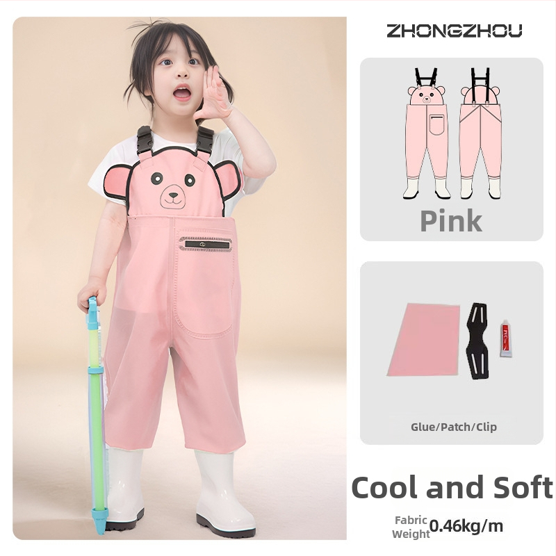 Vaikų atsparūs vandeniui žvejybos drabužiai su vienos dalies waders, unisex, vasara–ruduo, audinys 20213