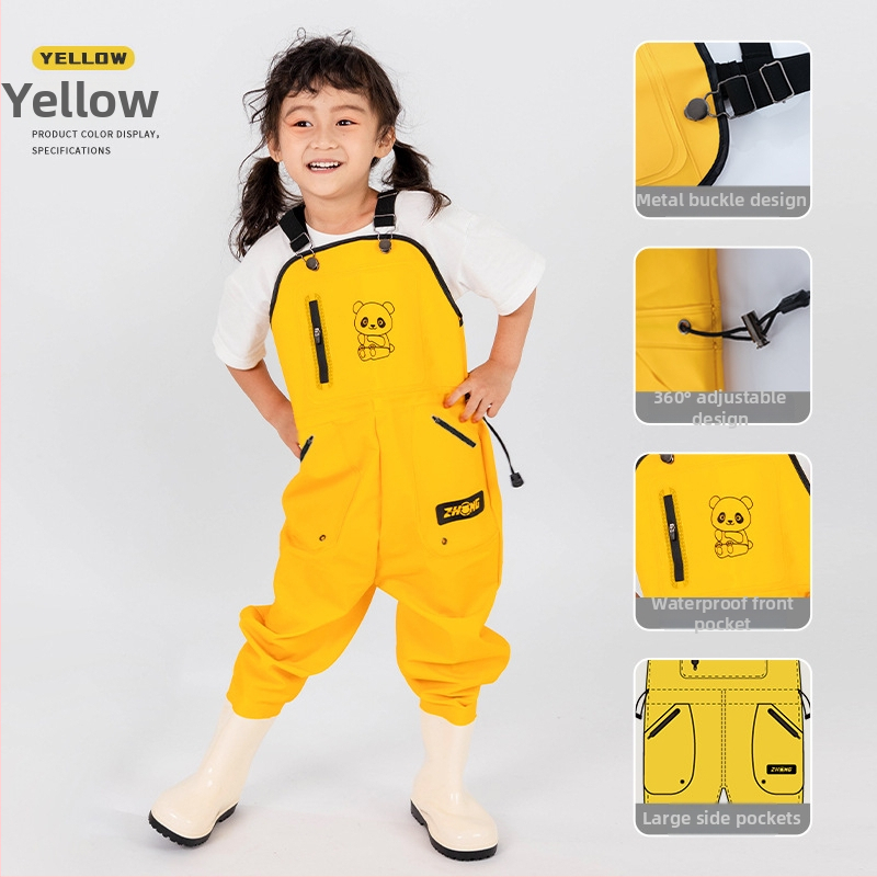 Vaikų atsparūs vandeniui žvejybos drabužiai su vienos dalies waders, unisex, vasara–ruduo, audinys 20213