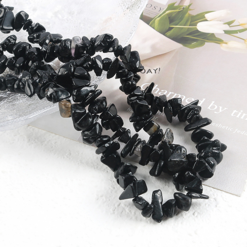 5–8 mm prirodni zdrobljeni kamen, nepravilno dugačke perle ahata za DIY nakit – narukvica