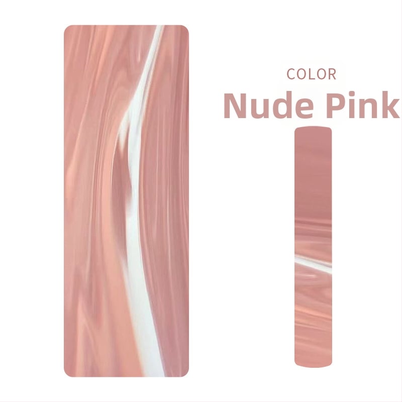 Йога постелка от матово PU и естествен каучук, нехлъзгаща повърхност, модел с ивици, тегло 2,9 кг, дебелина 5 мм