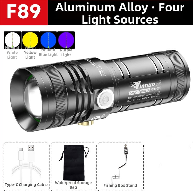 Yinnuo επαναφορτιζόμενος LED λαμπτήρας νυχτερινού ψαρέματος