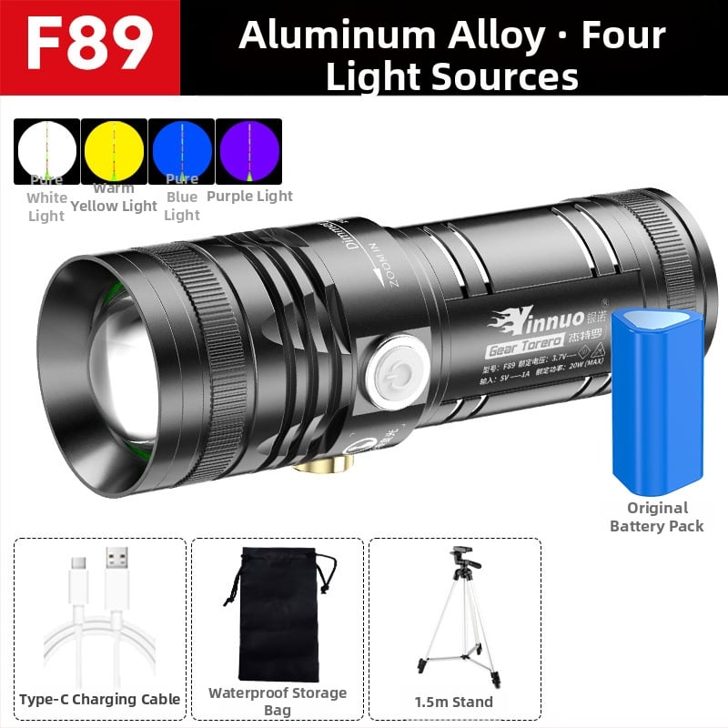 Yinnuo επαναφορτιζόμενος LED λαμπτήρας νυχτερινού ψαρέματος