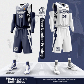 Korvpalliriietuse komplekt kahepoolsest digitaalsest trükist, unisex, suvi, varrukateta, V-kaelus, kiire kuivamine, hingav