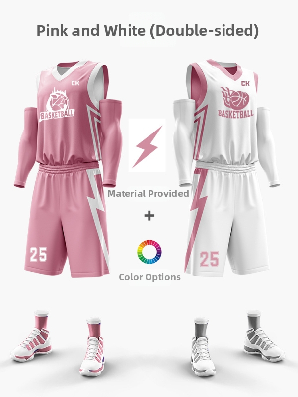 Korvpalliriietuse komplekt kahepoolsest digitaalsest trükist, unisex, suvi, varrukateta, V-kaelus, kiire kuivamine, hingav