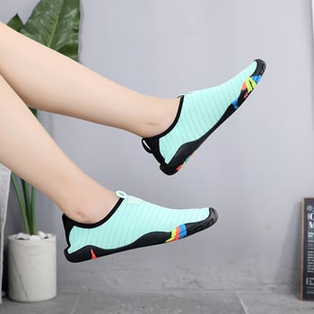 Uniszex vízisport cipő strandhoz és vízi sportokra – csúszásmentes gumitalp, Lycra Stretch felsőrész, belső mikro-szálas anyag, középmagas felső rész, varrott kivitel