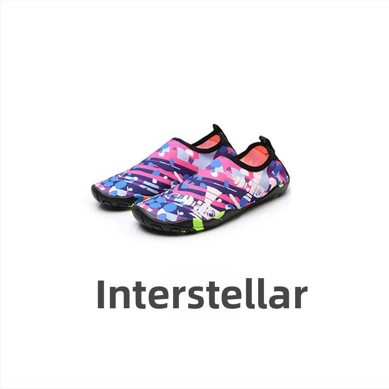 Uniszex vízisport cipő strandhoz és vízi sportokra – csúszásmentes gumitalp, Lycra Stretch felsőrész, belső mikro-szálas anyag, középmagas felső rész, varrott kivitel