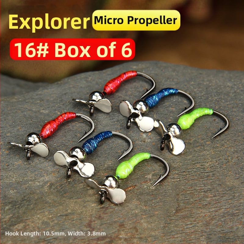 Xiaoqi family flies Viengubas kabliukas Nr 16, 100 vnt dėžutėje