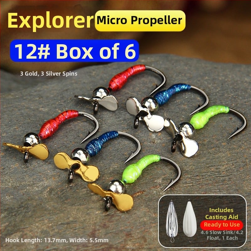 Xiaoqi family flies Viengubas kabliukas Nr 16, 100 vnt dėžutėje