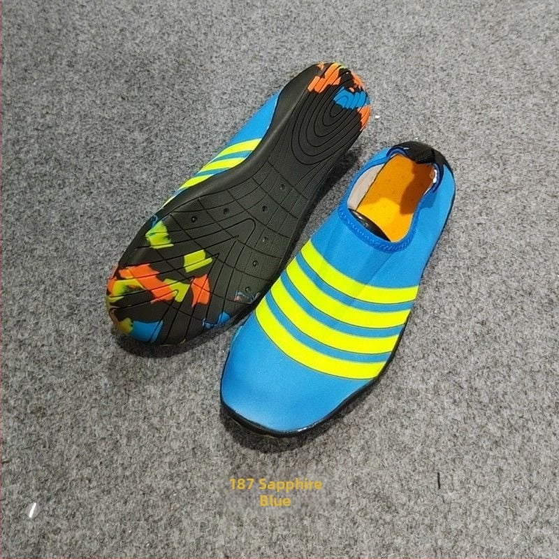 Vízi cipő — Gyorsan száradó, csúszásmentes, lélegző felső rész, elasztikus textil felsőrész, vulkanizált talp