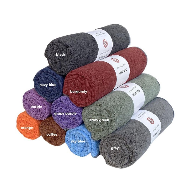 Joga kilimėlio rankšluostis – neslidus, sugeria prakaitą, greitai džiūsta, galima skalbti mašinoje