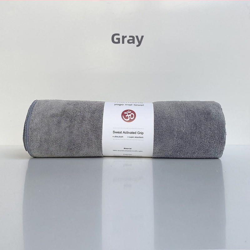 Joga kilimėlio rankšluostis – neslidus, sugeria prakaitą, greitai džiūsta, galima skalbti mašinoje