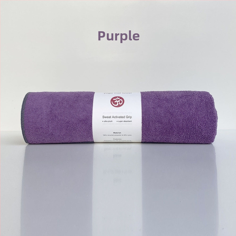 Joga kilimėlio rankšluostis – neslidus, sugeria prakaitą, greitai džiūsta, galima skalbti mašinoje