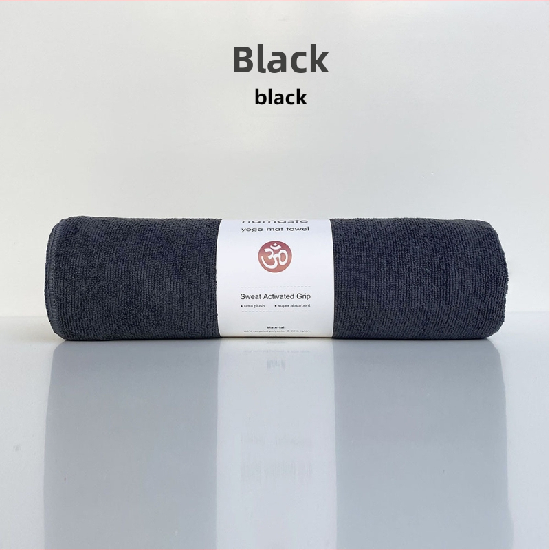 Joga kilimėlio rankšluostis – neslidus, sugeria prakaitą, greitai džiūsta, galima skalbti mašinoje