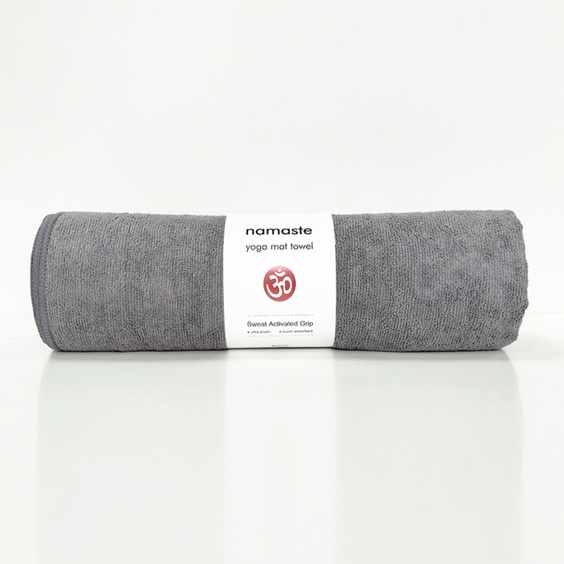 Joga kilimėlio rankšluostis – neslidus, sugeria prakaitą, greitai džiūsta, galima skalbti mašinoje