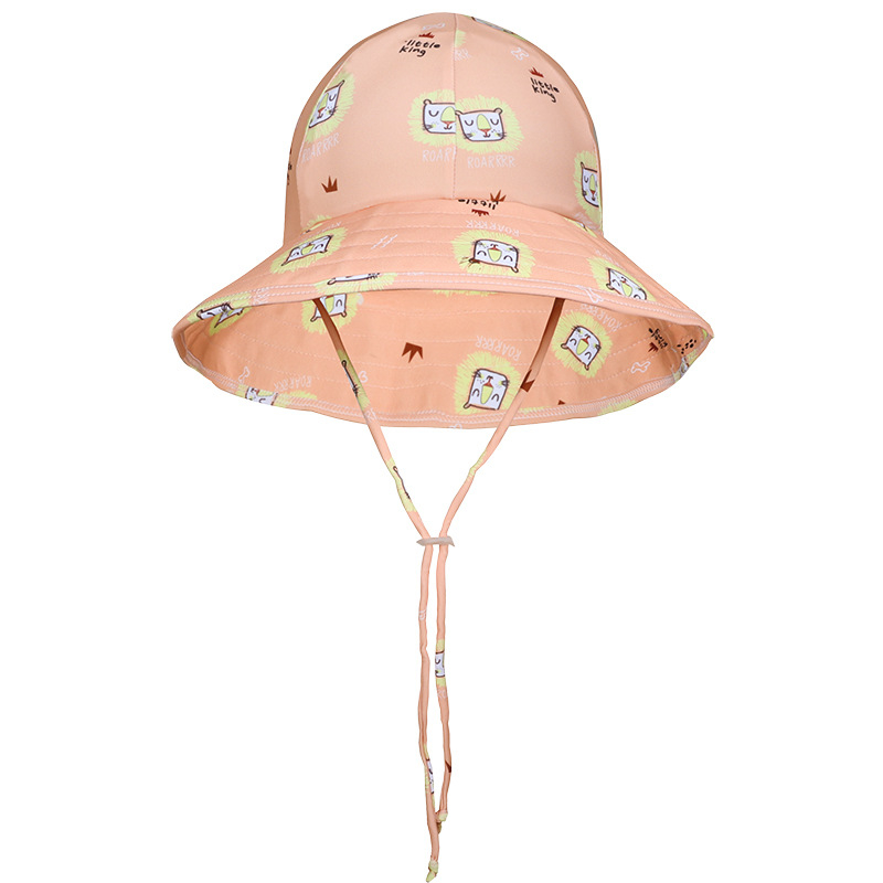Dječja okrugla sunčana kapa, brzo-sušena tkanina, motiv crtić, prikladna za plivanje i vodene sportove, brend E/yilang