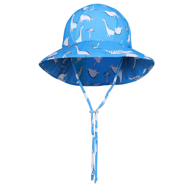 Dječja okrugla sunčana kapa, brzo-sušena tkanina, motiv crtić, prikladna za plivanje i vodene sportove, brend E/yilang
