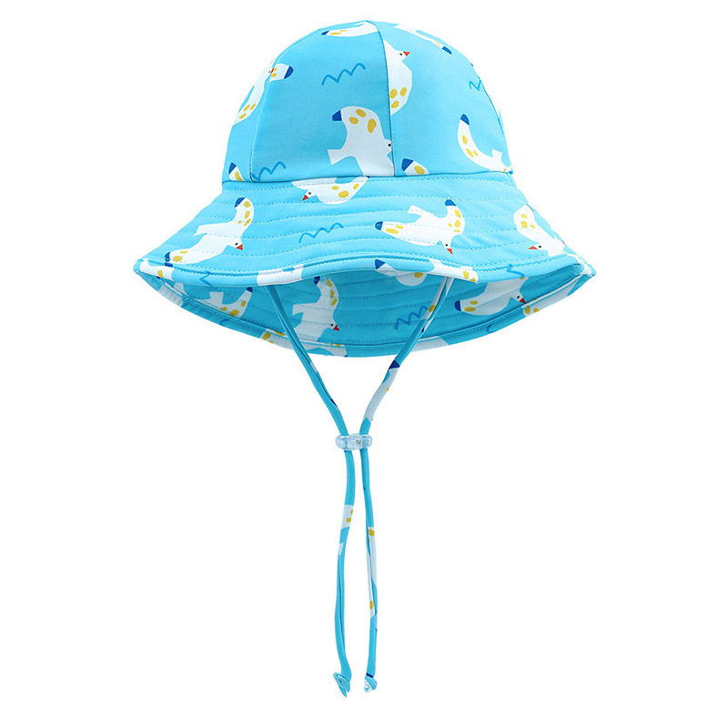 Dječja okrugla sunčana kapa, brzo-sušena tkanina, motiv crtić, prikladna za plivanje i vodene sportove, brend E/yilang