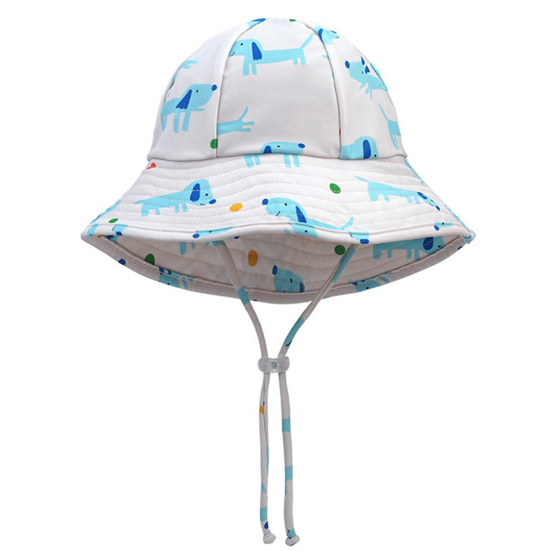 Dječja okrugla sunčana kapa, brzo-sušena tkanina, motiv crtić, prikladna za plivanje i vodene sportove, brend E/yilang