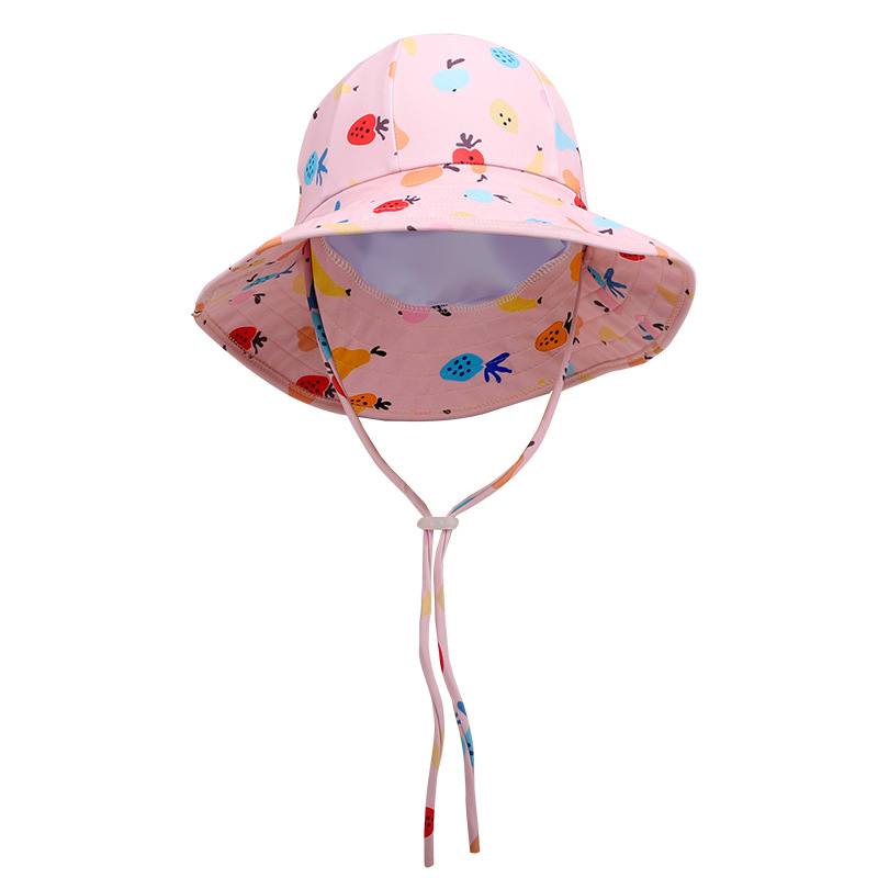 Dječja okrugla sunčana kapa, brzo-sušena tkanina, motiv crtić, prikladna za plivanje i vodene sportove, brend E/yilang