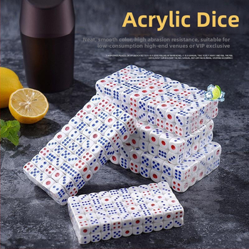 Melamin shaker za kocke i čašica za bar