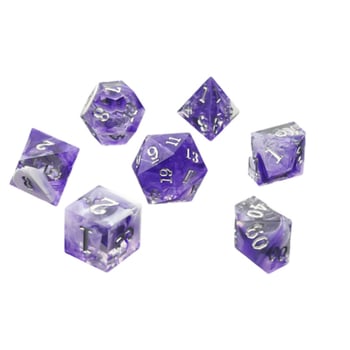 Kocke od epoksidne smole sa oštrim kutovima, više-uglačne za RPG stolne igre (set od 200 kom.)