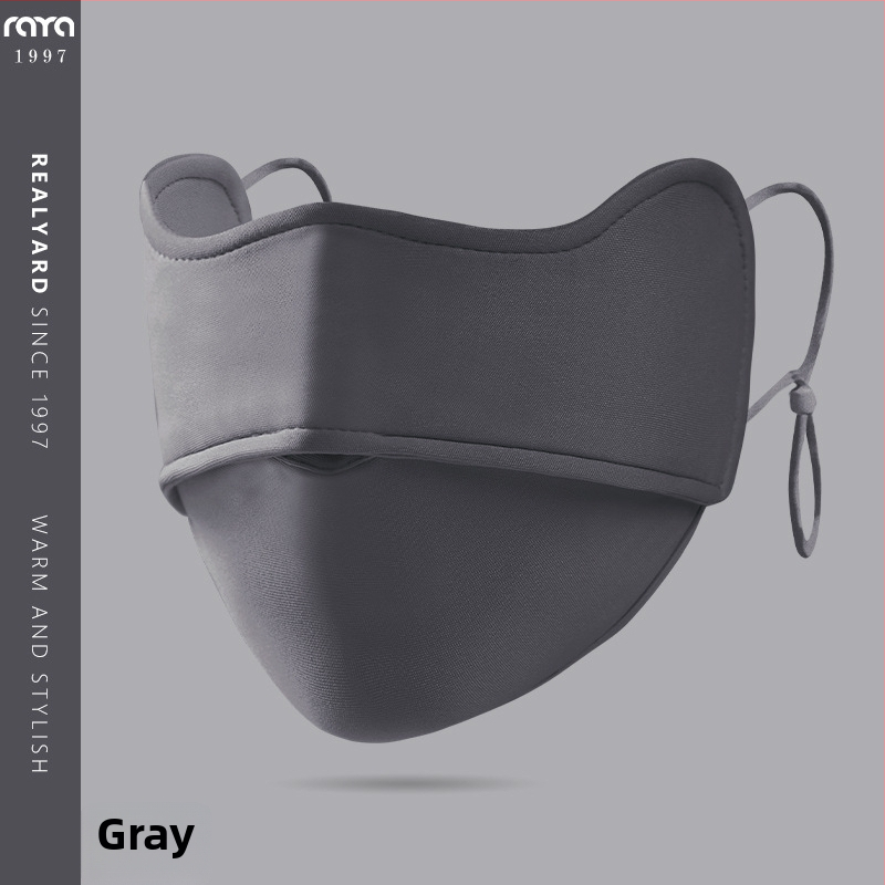 Zimná cyklistická maska, bavlnená, unisex, s vyšitým logom, prachotesná