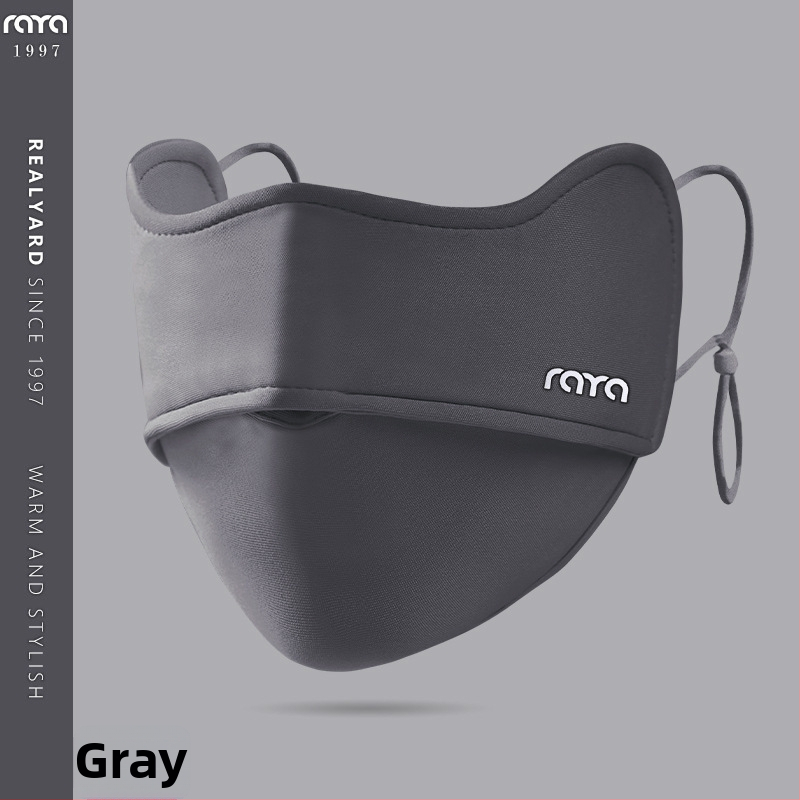 Zimná cyklistická maska, bavlnená, unisex, s vyšitým logom, prachotesná