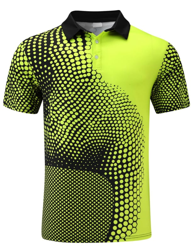 Vyrų polo marškinėliai, gėlių spausdinimas, trumpomis rankovėmis, skaitmeninis spausdinimas, poliesteris